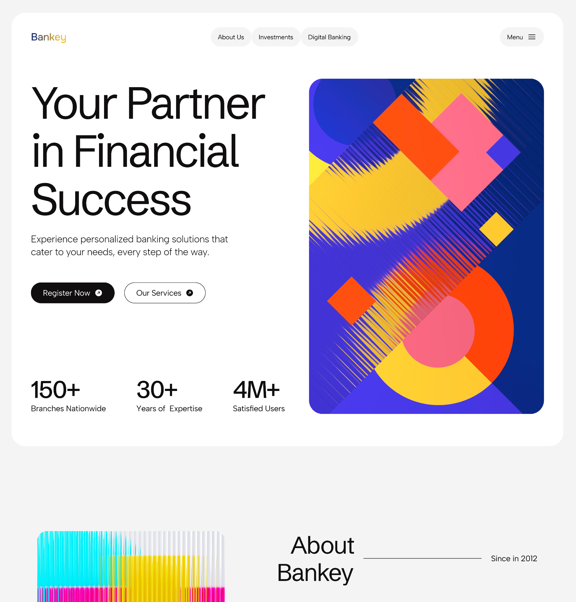 Bankey · Consumer bank, Consumer banking with an art-department attitude