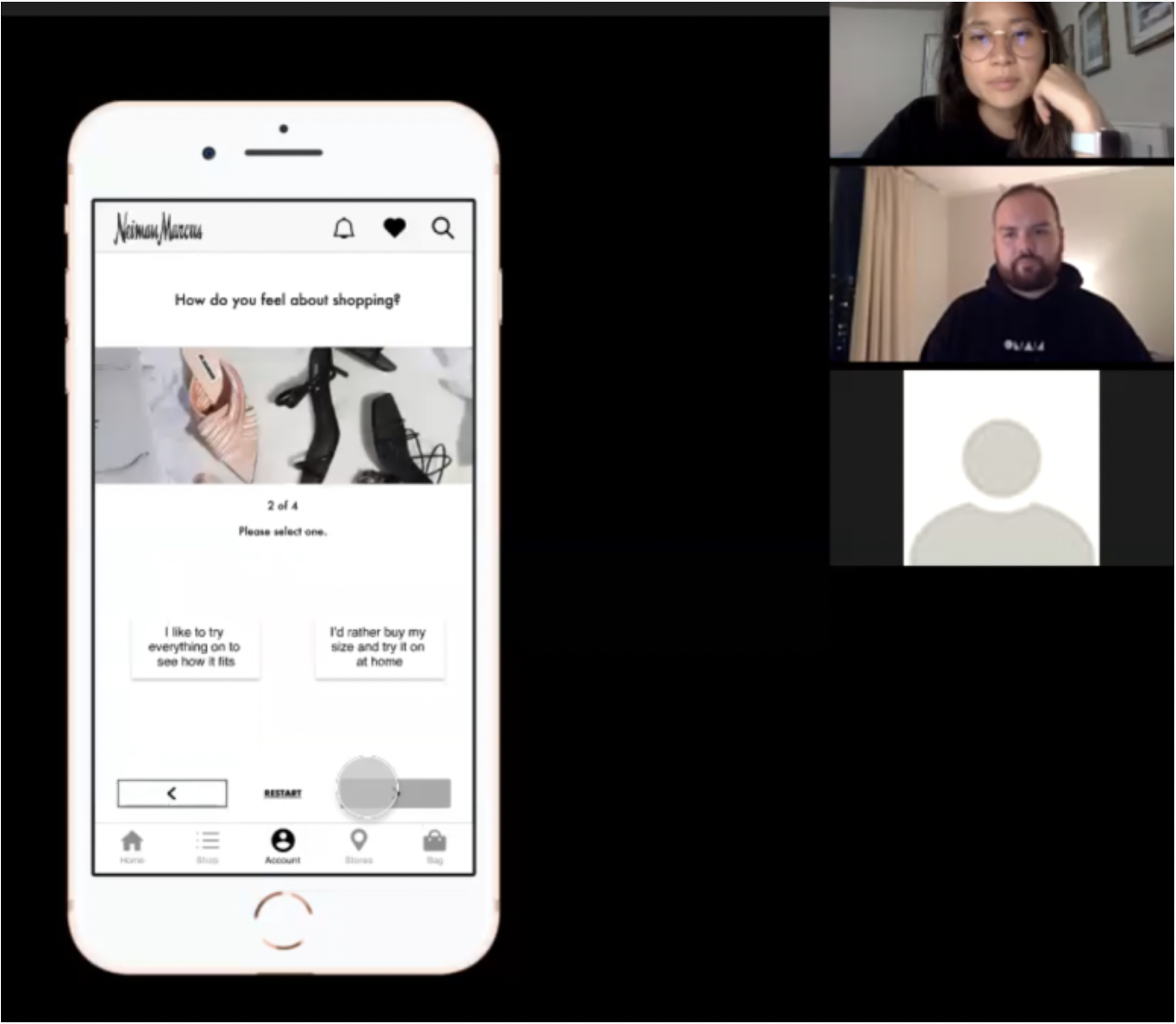 Neiman Marcus · Mobile app — A premier subscription box, designed with the associate in mind